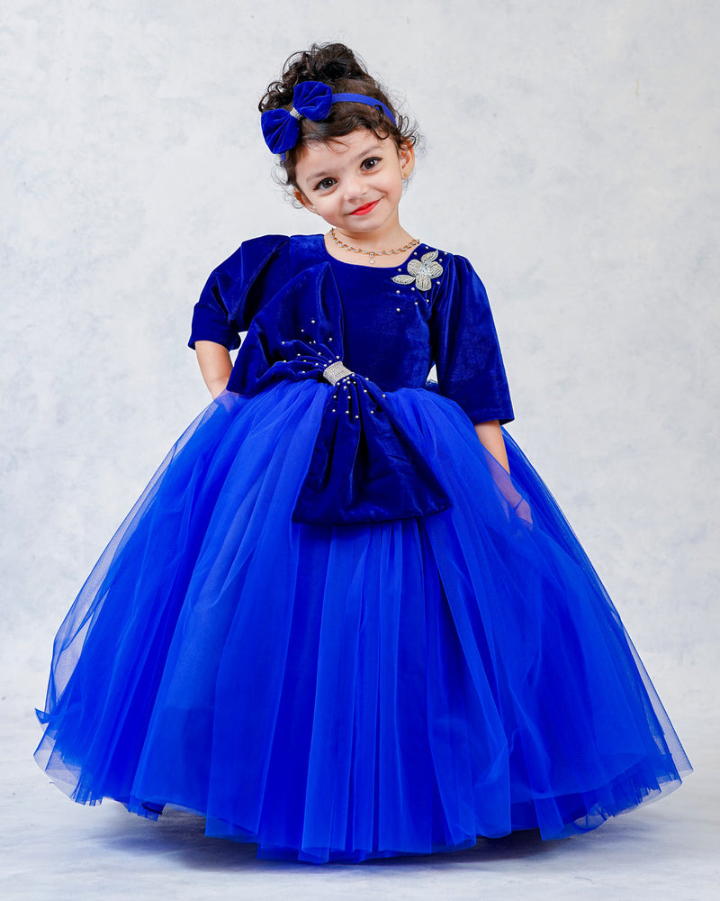 2023 Christmas Party Princess Dress for Baby Girls Kids Red Beading Velvet  Dresses Children Elegant Vintage Ball Gowns Vestidos - AliExpress